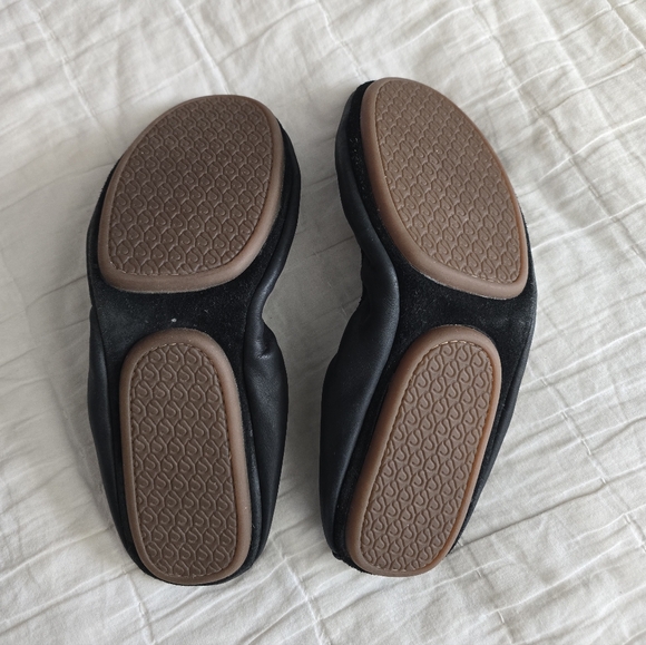 Yosi Samra Sophia Foldable Ballet Flat Black Size 8 Leather - Picture 4 of 4